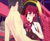Houshou Marine and I have intense sex in a secret room. - Hololive VTuber Hentai from 欣宝