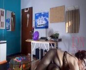 Office Obsession, The secretary in stockings Inflatables balloons masturbates with balloons. 22 2 from vijay tv office nude