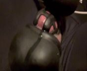 Hot guy in all black gets his ass pounded from 3gxxx sexy boy big stik v