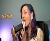 SFW ASMR Ear Eating Slow Deep Licking - PASTEL ROSIE Tingles Wet Sounds - Sexy Youtube Tongue Fetish from julie anna youtuber onlyfans nude leak video