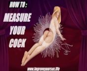 PREVIEW How to Measure your Cock Audio JOI - Measurements & Testicle Exam ASMR Sex Education (F4M) from doctor sex vs nurse