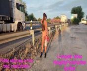 I post walking down the street, I masturbate in front of cars, full video on apclips from posteo