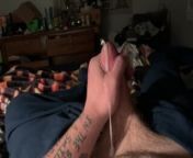 She wanted to see my dick piercing shoot a load. First time solo filming. from albert aretz flamingo