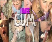 sucking yucky cum compilation - Dimecandies from hates cum