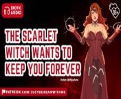 The Scarlet Witch Makes You Her Submissive Toy | Audio Roleplay for Men | Fdom | Bondage | Cum In Me from pimpandhost 000 001 image share com ndrani hal