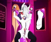 Femboy Loona gets high on a vibrator | Hazbin Hotel | Loona's Time to Shine from hapsin