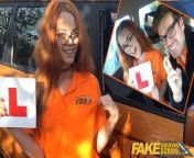 Fake Driving Instructor fucks his cute ginger teen student in the car and gives her a creampie from somaali nude